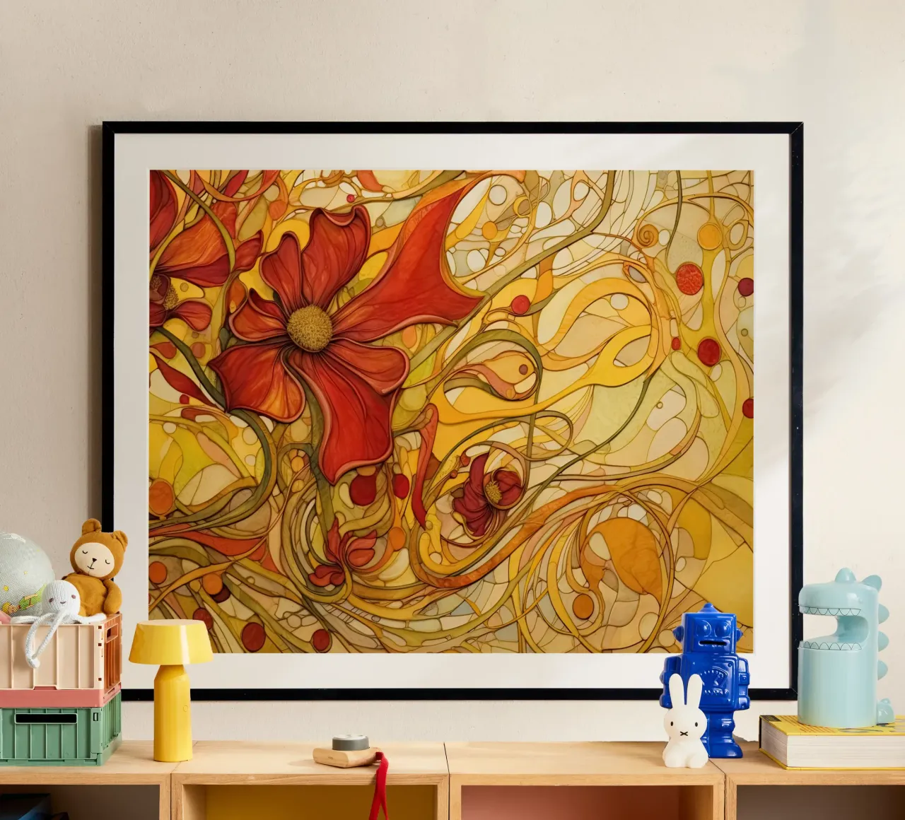 Arte da parete di Imagine poster con telaio in plastica da Imagine