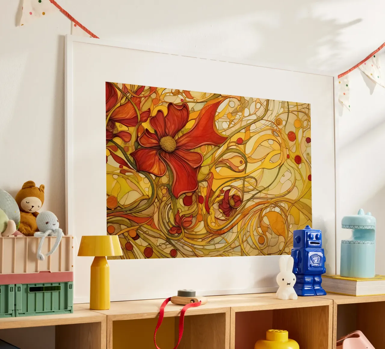 Arte da parete di Imagine poster con telaio in plastica da Imagine