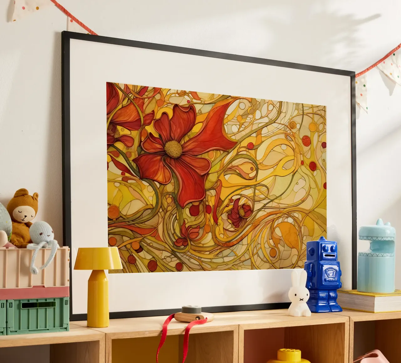 Arte da parete di Imagine poster con telaio in plastica da Imagine