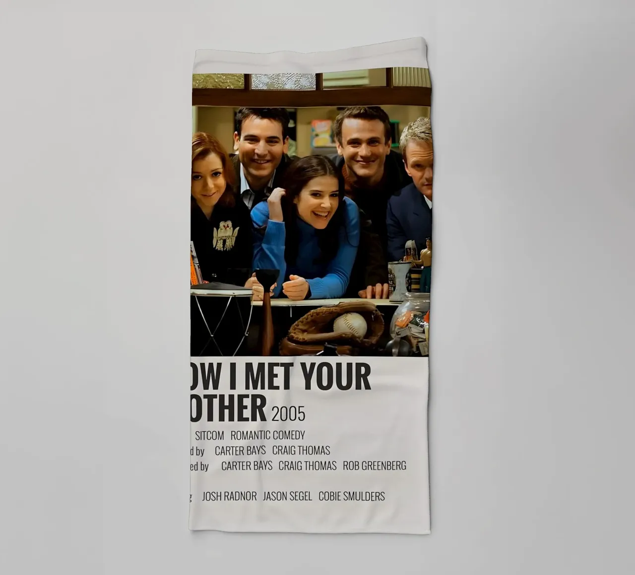 HOW I MET YOUR MOTHER 2005 asciugamano da bagno da MVFminimalist