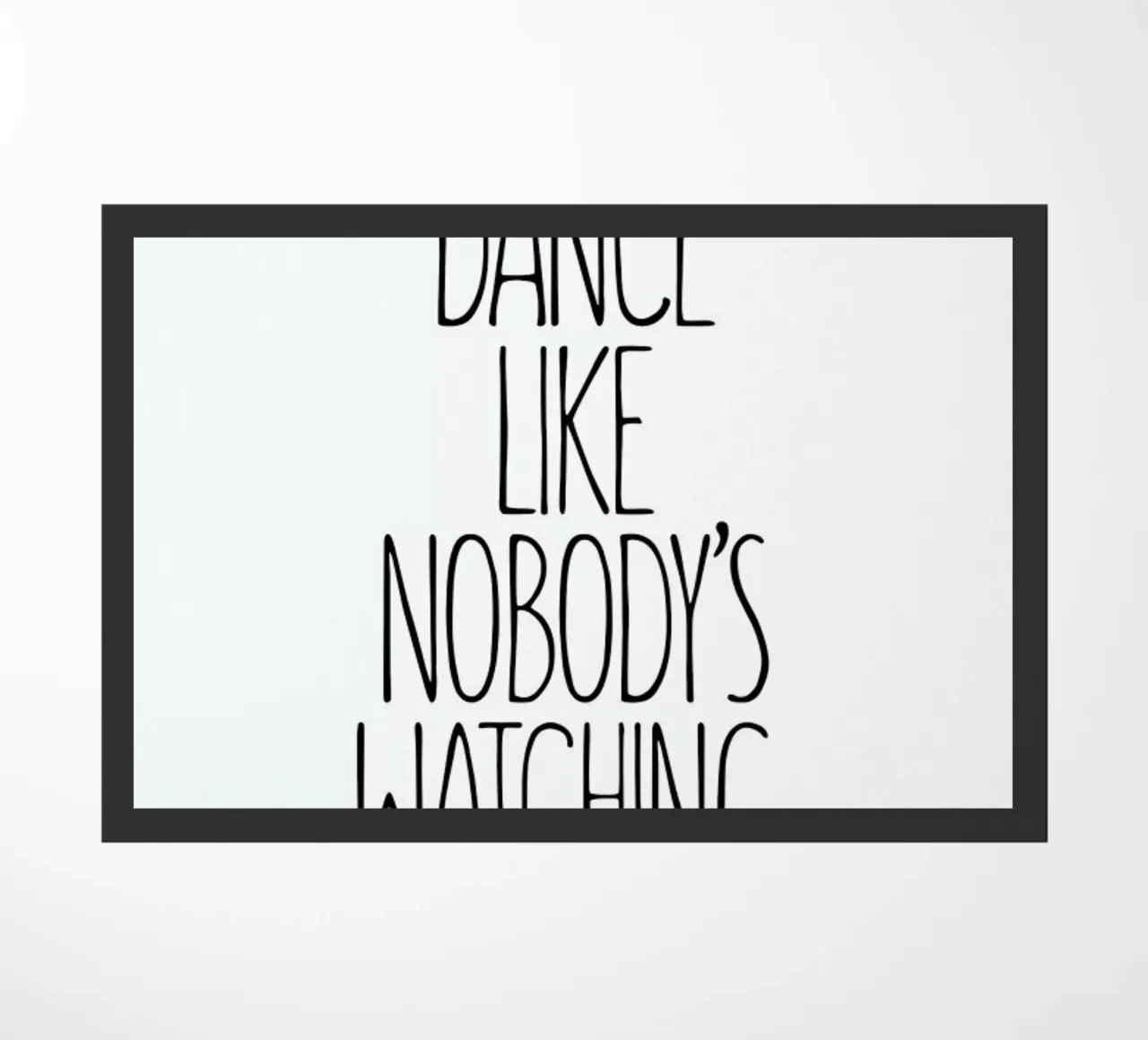 Dance doormat by Studio One