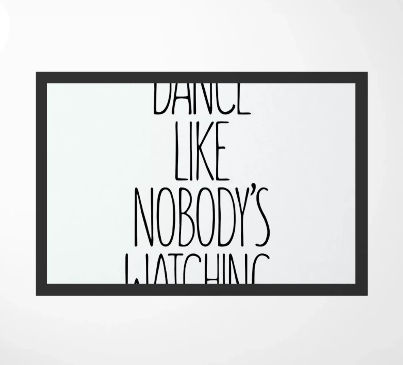 Dance doormat by Studio One