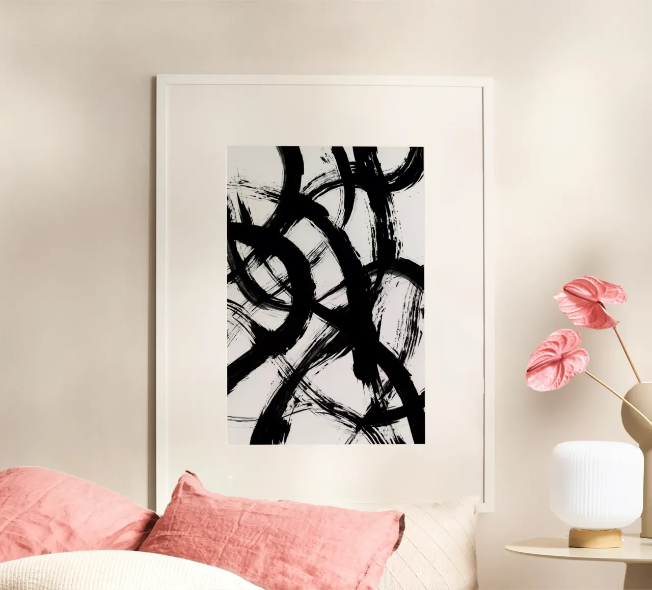 Abstract Brush Strokes 98X poster da Mareike Böhmer