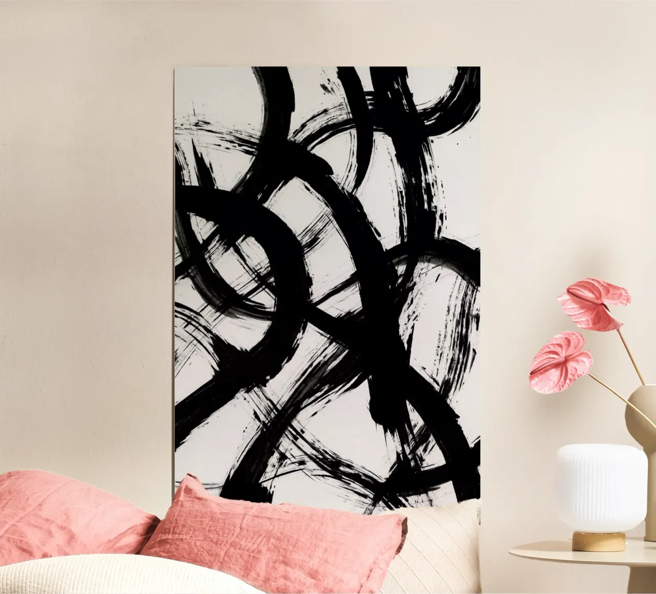 Abstract Brush Strokes 98X poster da Mareike Böhmer