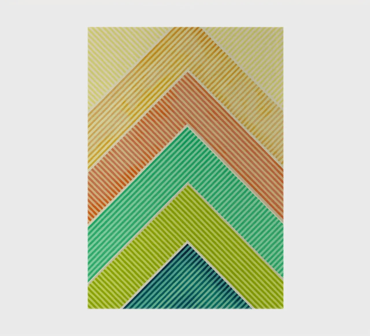 abstract geometric mountains line notebook by arkhanz