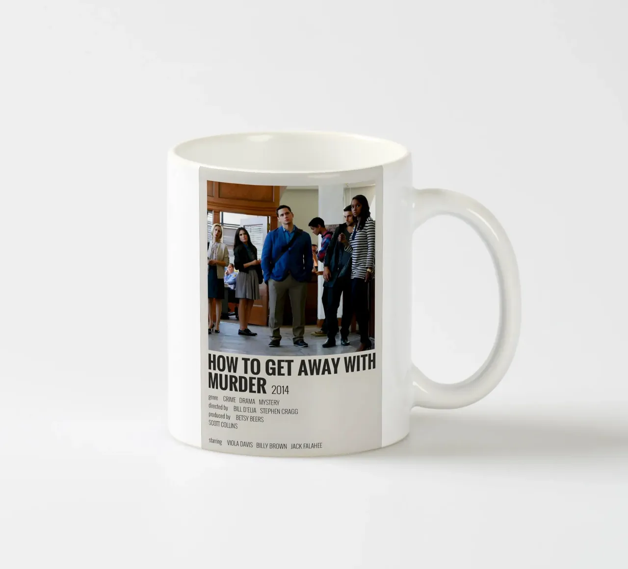 HOW TO GET AWAY WITH MURDER 2014 tazza in ceramica da MVFminimalist