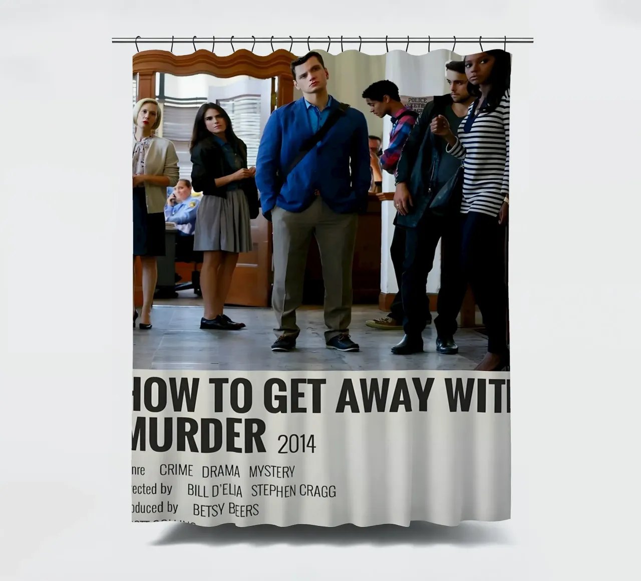HOW TO GET AWAY WITH MURDER 2014 tenda da doccia da MVFminimalist