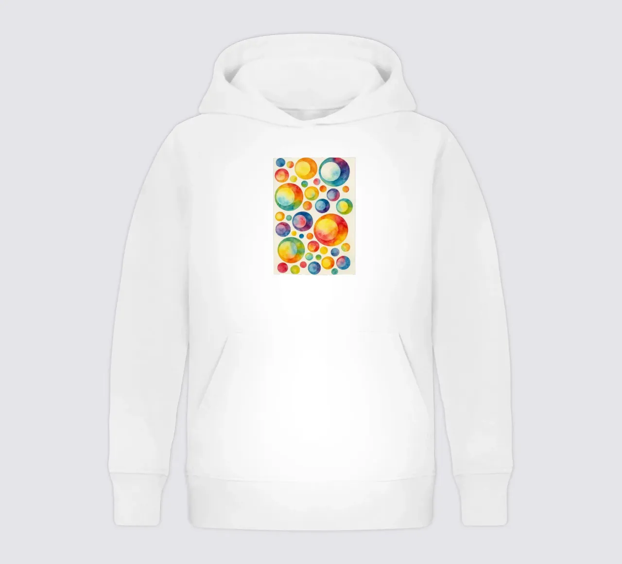 abstracto geométrico polcadot círculo línea sudadera con capucha para niño de arkhanz