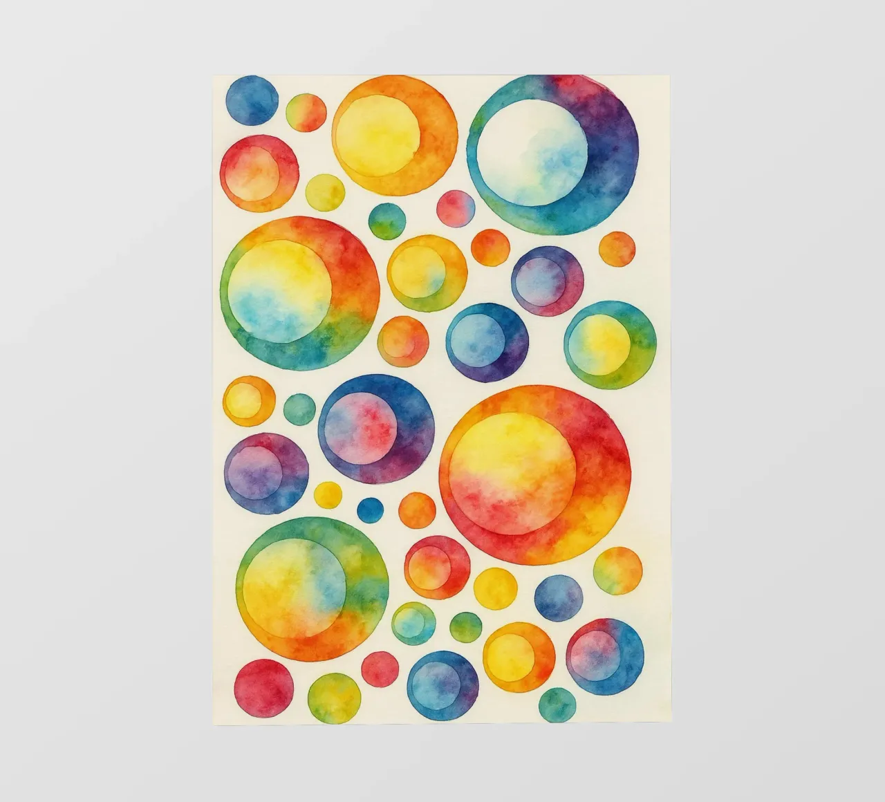 linea geometrica astratta del cerchio polcadot telo in pvc da arkhanz
