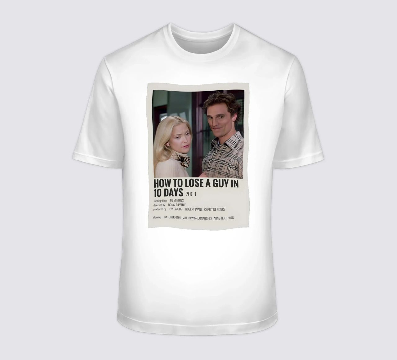 HOW TO LOSE A GUY IN 10 DAYS 2003 t-shirt da MVFminimalist