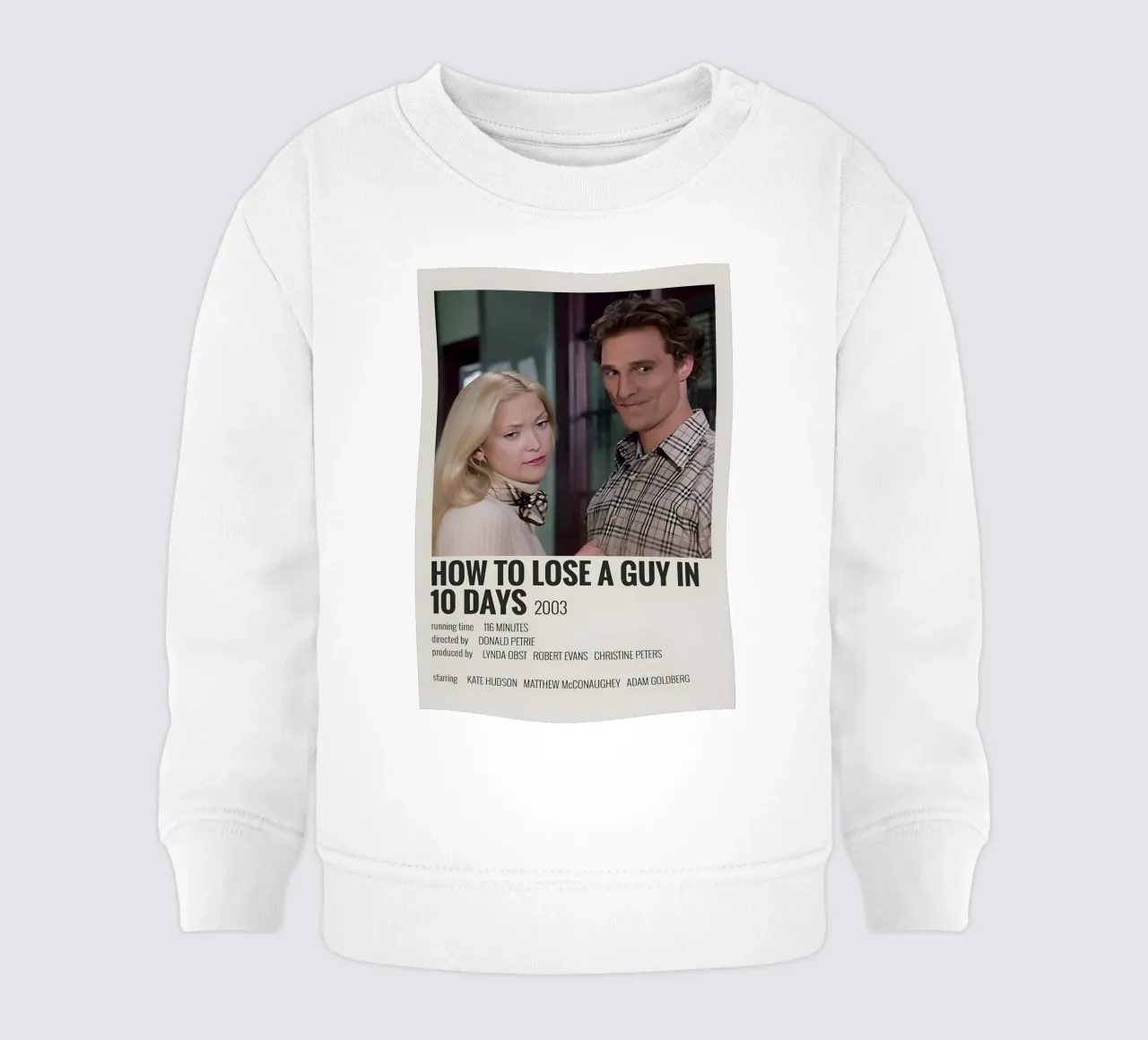 HOW TO LOSE A GUY IN 10 DAYS 2003 sudadera de bebé de MVFminimalist