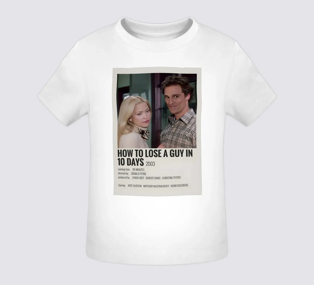 HOW TO LOSE A GUY IN 10 DAYS 2003 camiseta de bebé de MVFminimalist