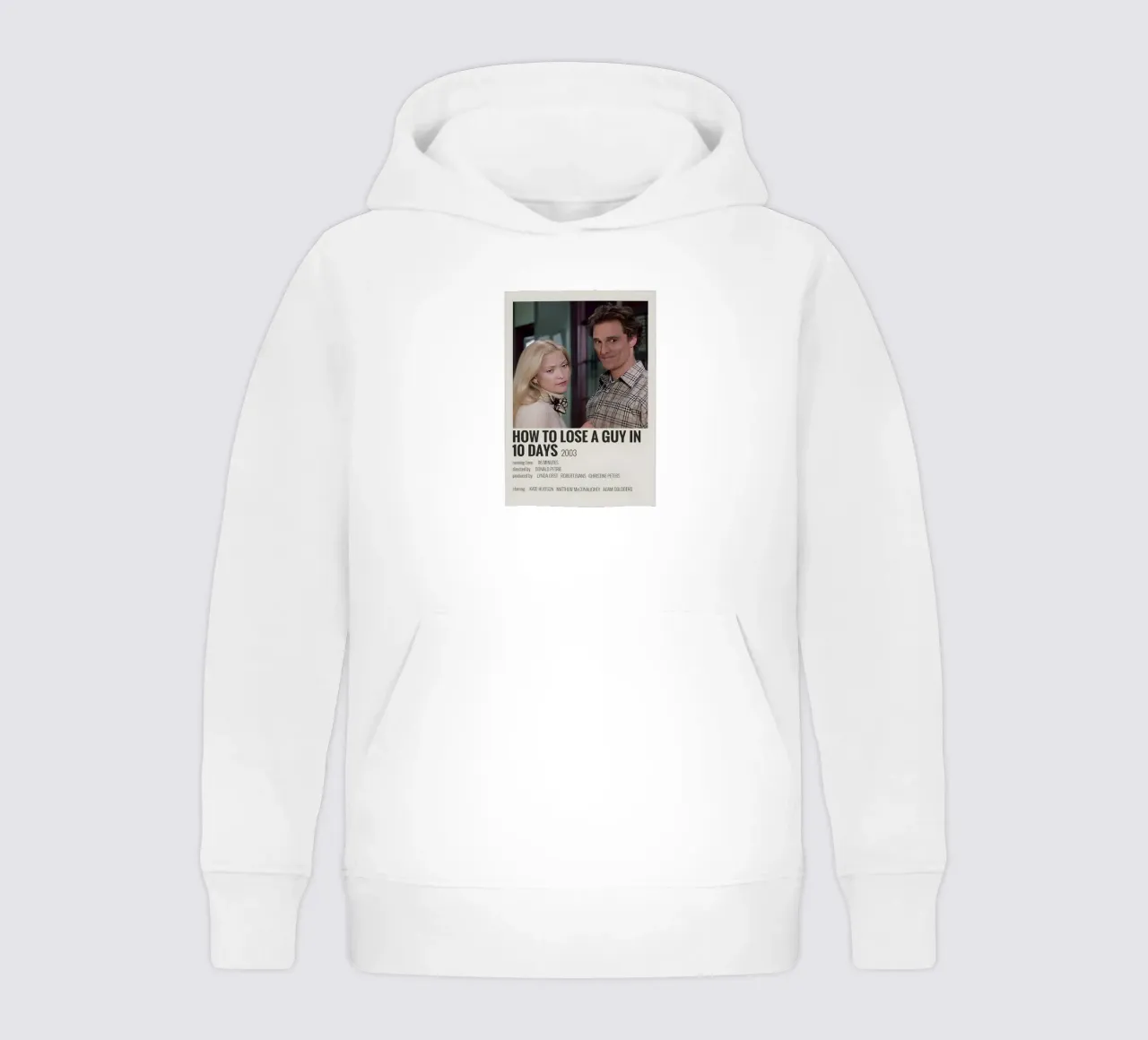 HOW TO LOSE A GUY IN 10 DAYS 2003 felpa bambino con cappuccio da MVFminimalist