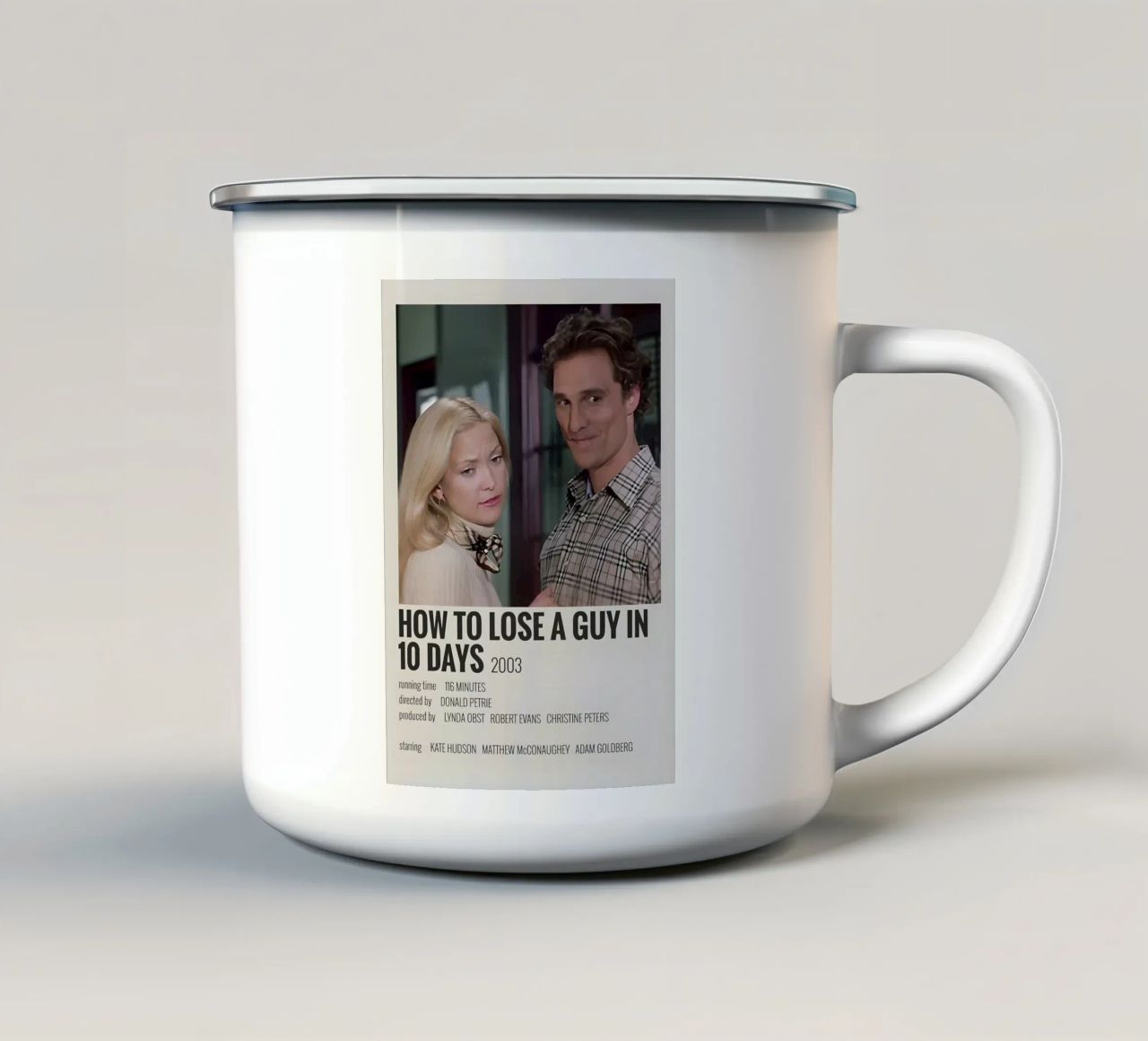 HOW TO LOSE A GUY IN 10 DAYS 2003 tazza in smalto da MVFminimalist