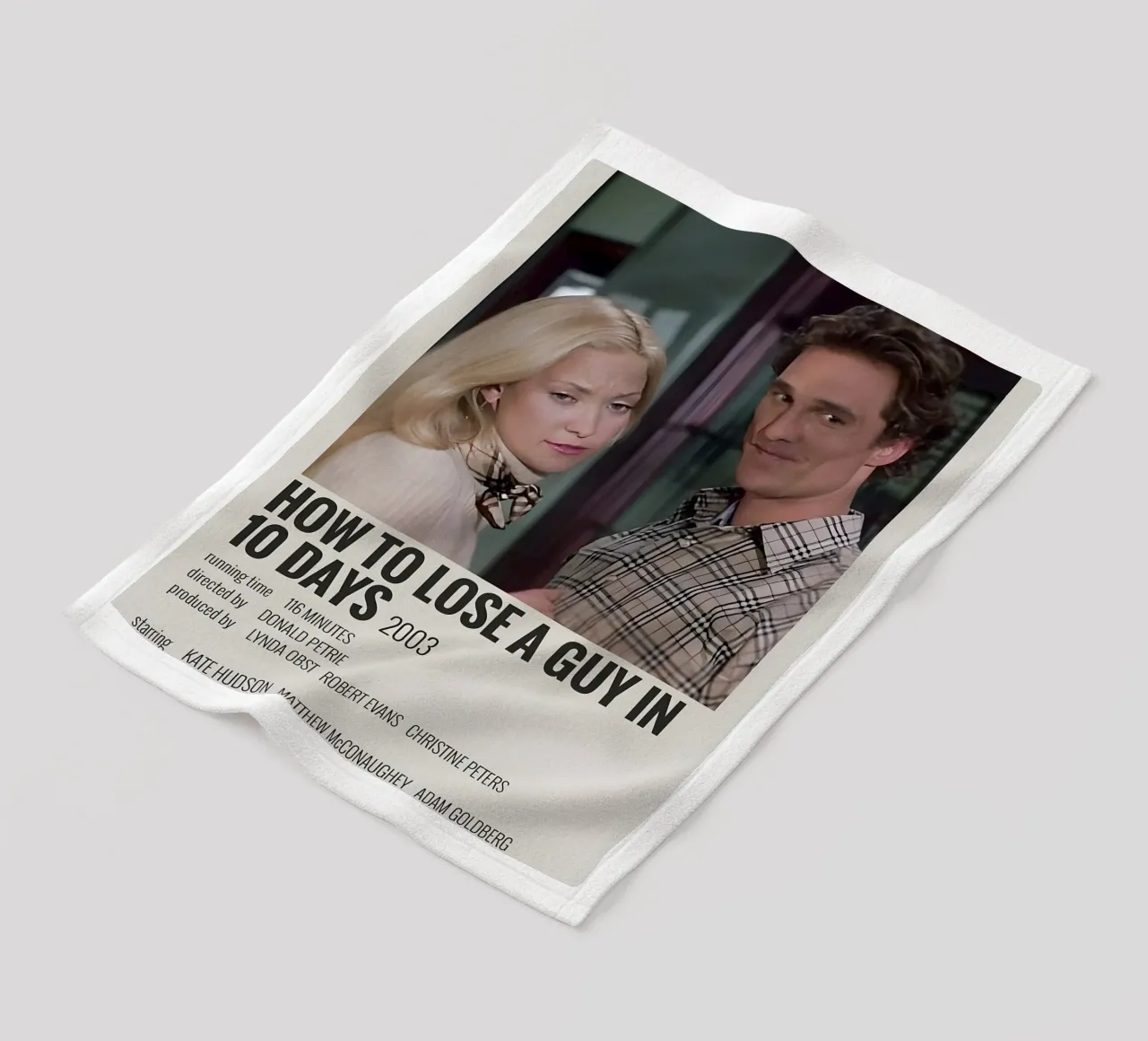 HOW TO LOSE A GUY IN 10 DAYS 2003 coperta in pile da MVFminimalist