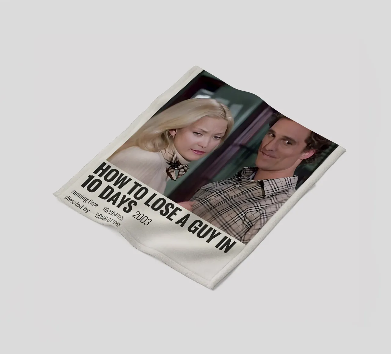 HOW TO LOSE A GUY IN 10 DAYS 2003 manta de franela de MVFminimalist