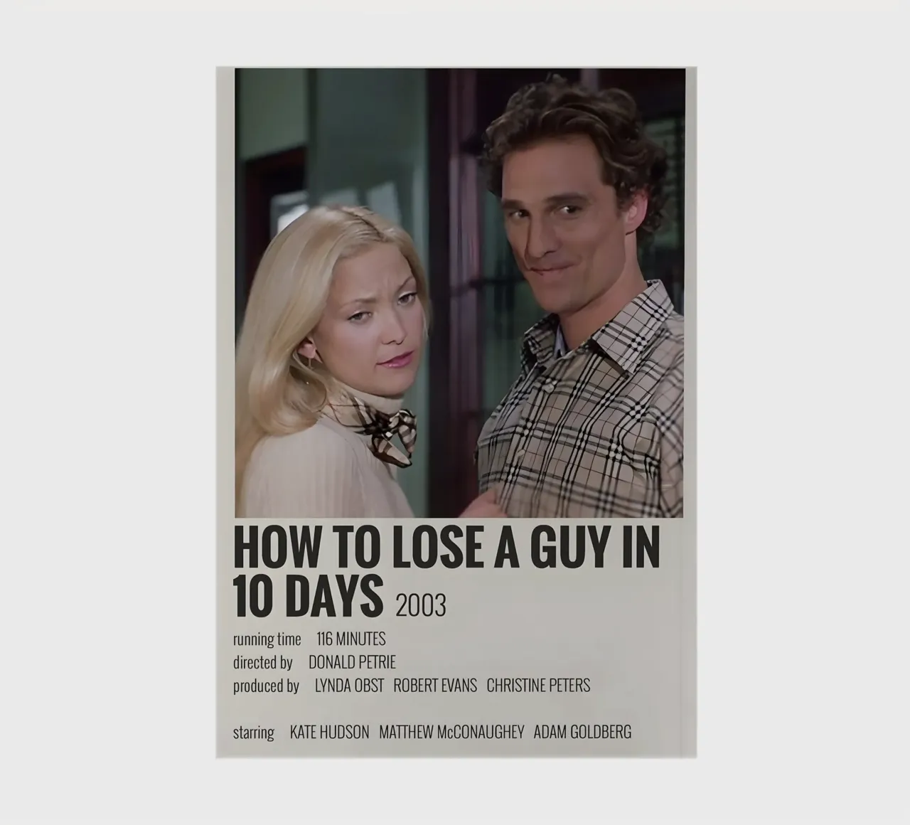 HOW TO LOSE A GUY IN 10 DAYS 2003 notebook by MVFminimalist