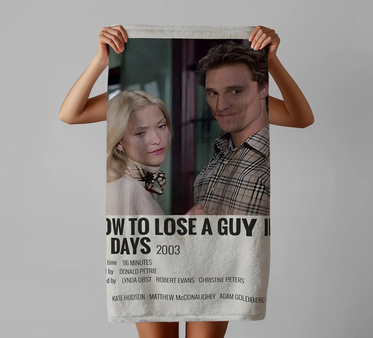 HOW TO LOSE A GUY IN 10 DAYS 2003 asciugamano da bagno da MVFminimalist