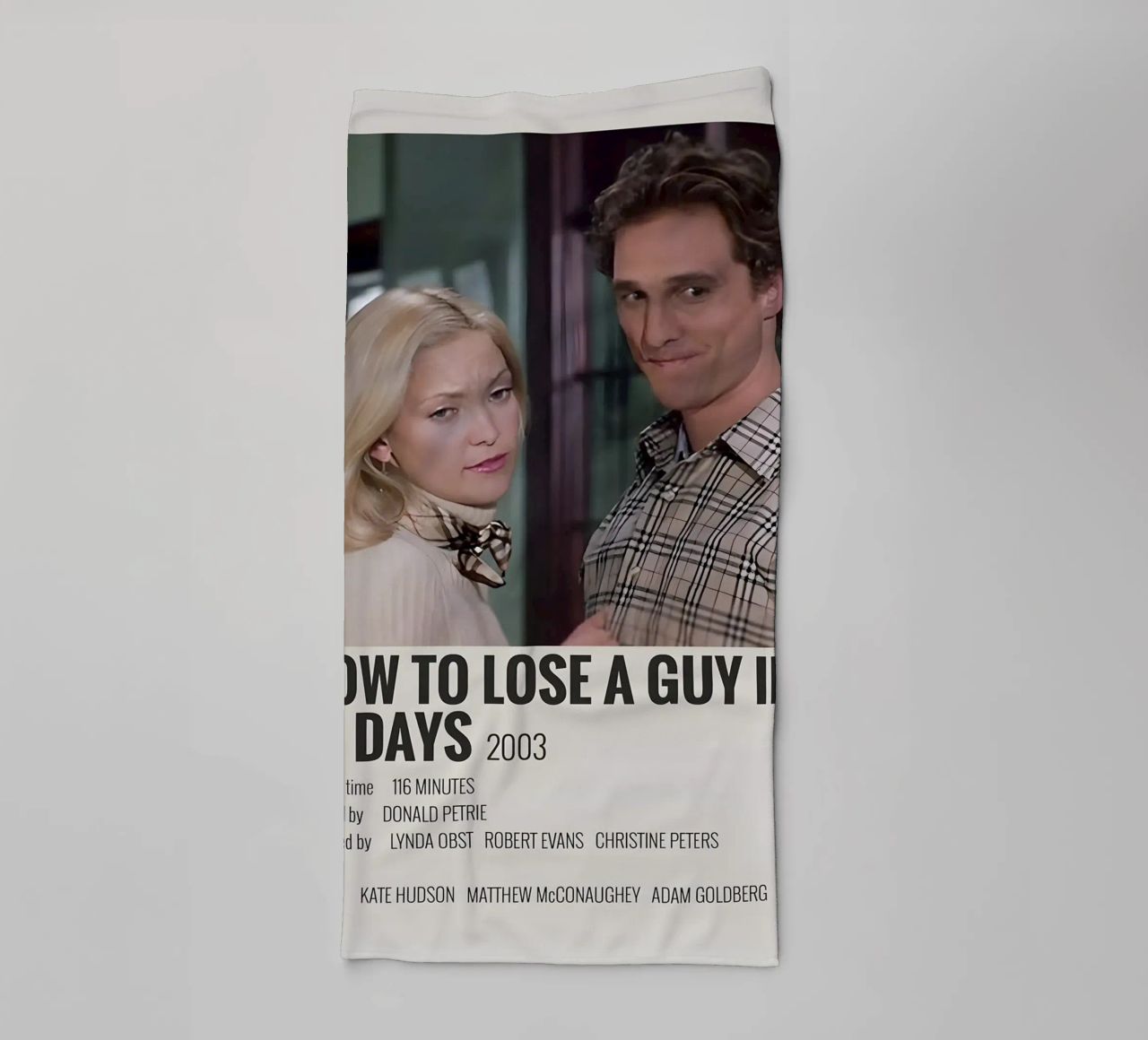 HOW TO LOSE A GUY IN 10 DAYS 2003 asciugamano da bagno da MVFminimalist