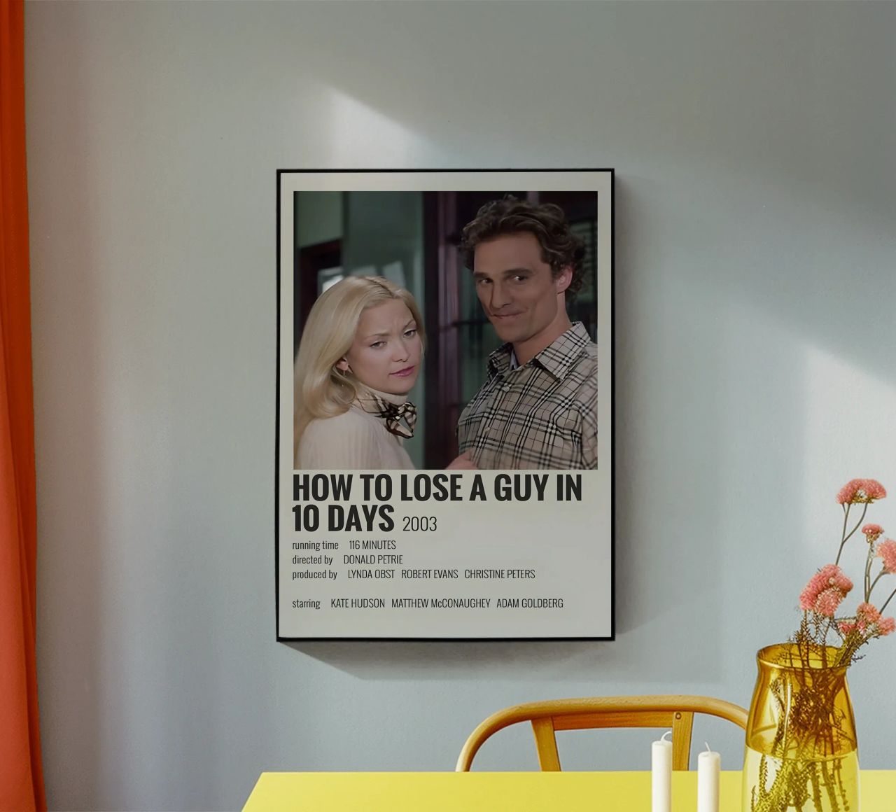 HOW TO LOSE A GUY IN 10 DAYS 2003 plexiglass da MVFminimalist