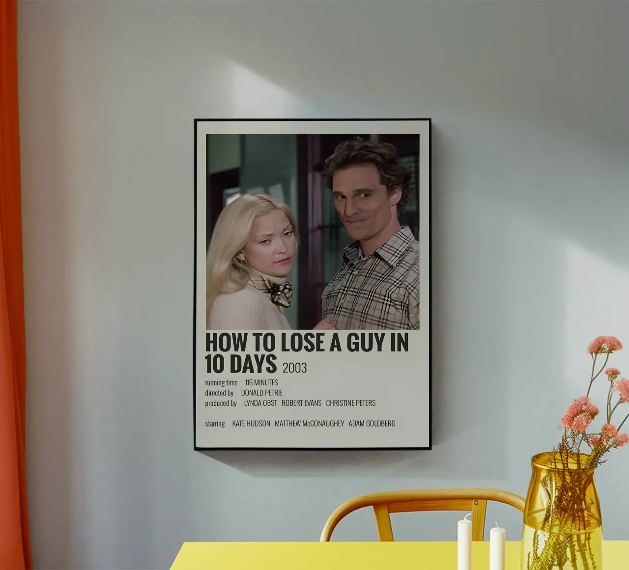 HOW TO LOSE A GUY IN 10 DAYS 2003 Acryl-Glas von MVFminimalist