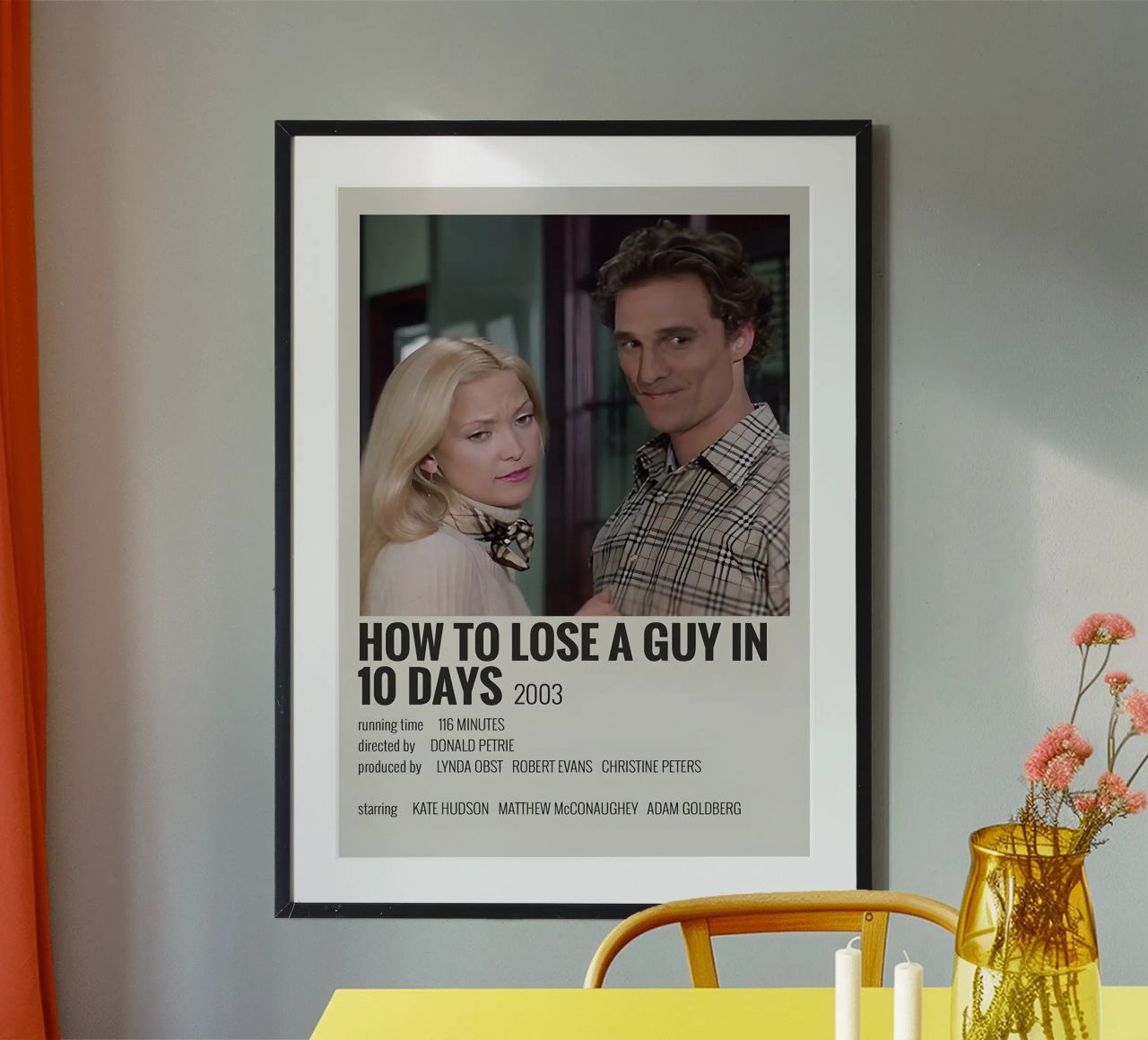 HOW TO LOSE A GUY IN 10 DAYS 2003 carta hahnemühle da MVFminimalist