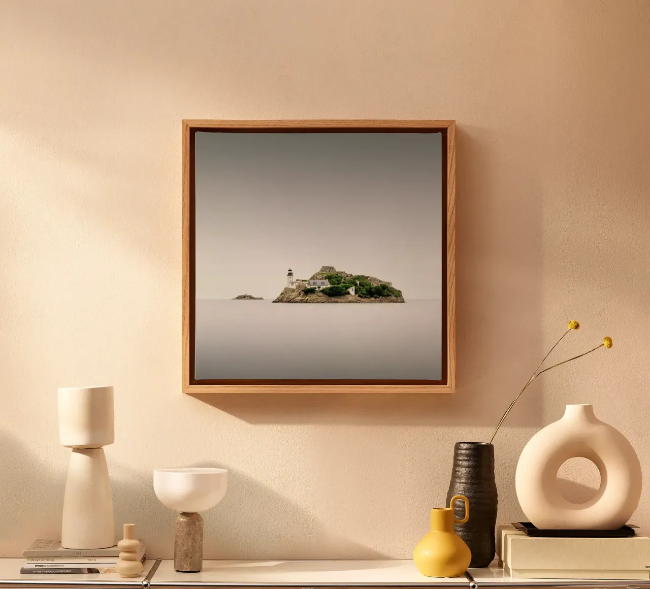 L'île Des Gardiens tela con Cornice a cassetta da Håggard Photography | Ronny Behnert