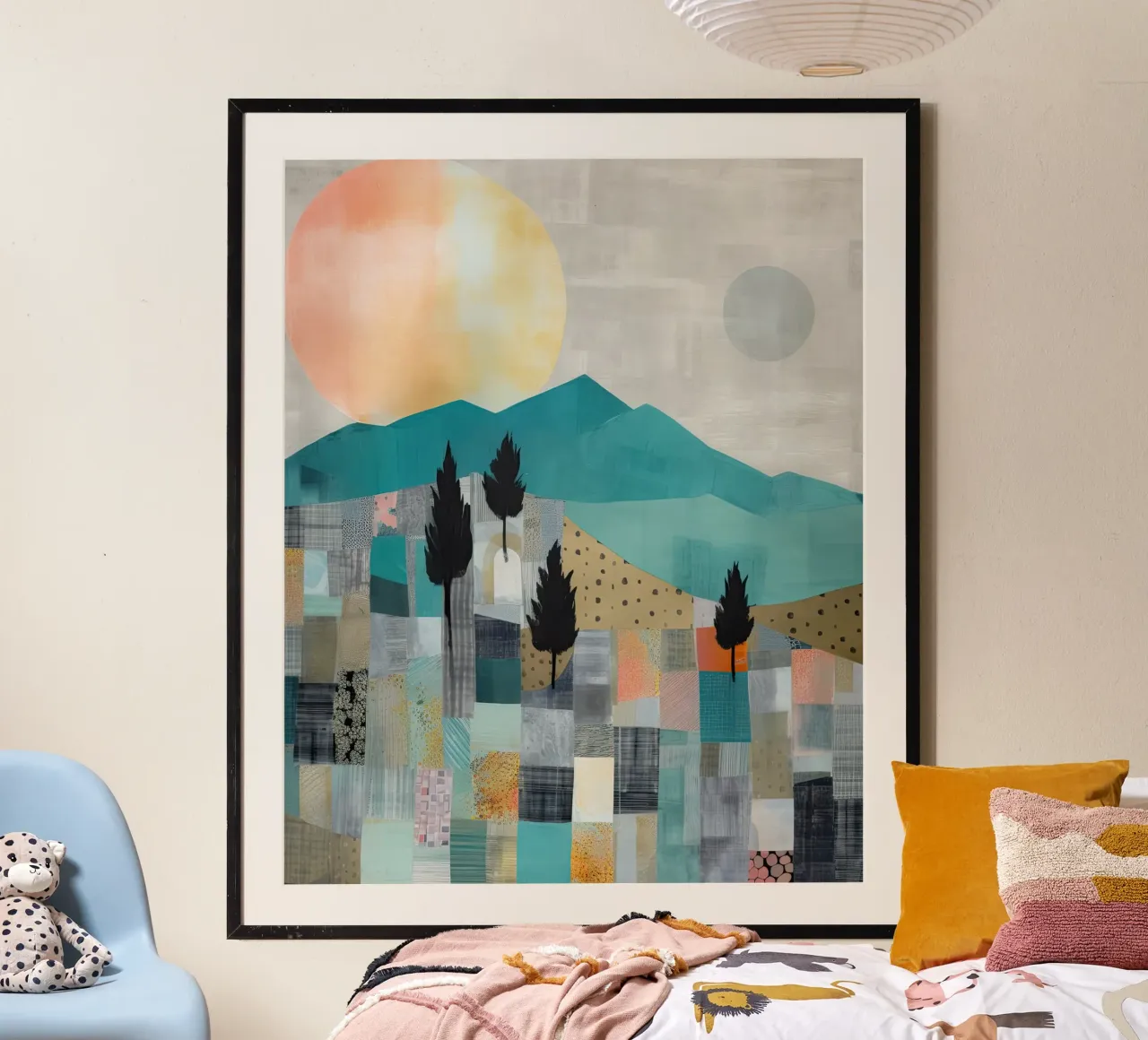 Arte da parete di Imagine poster con telaio in alluminio da Imagine