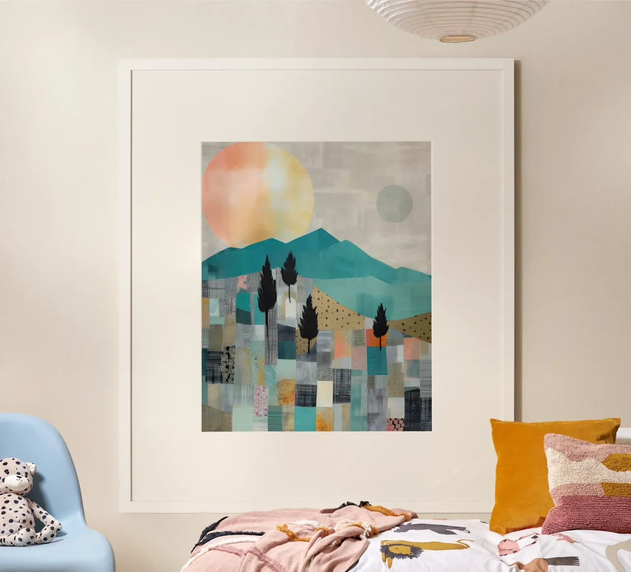 Arte da parete di Imagine poster con telaio in alluminio da Imagine