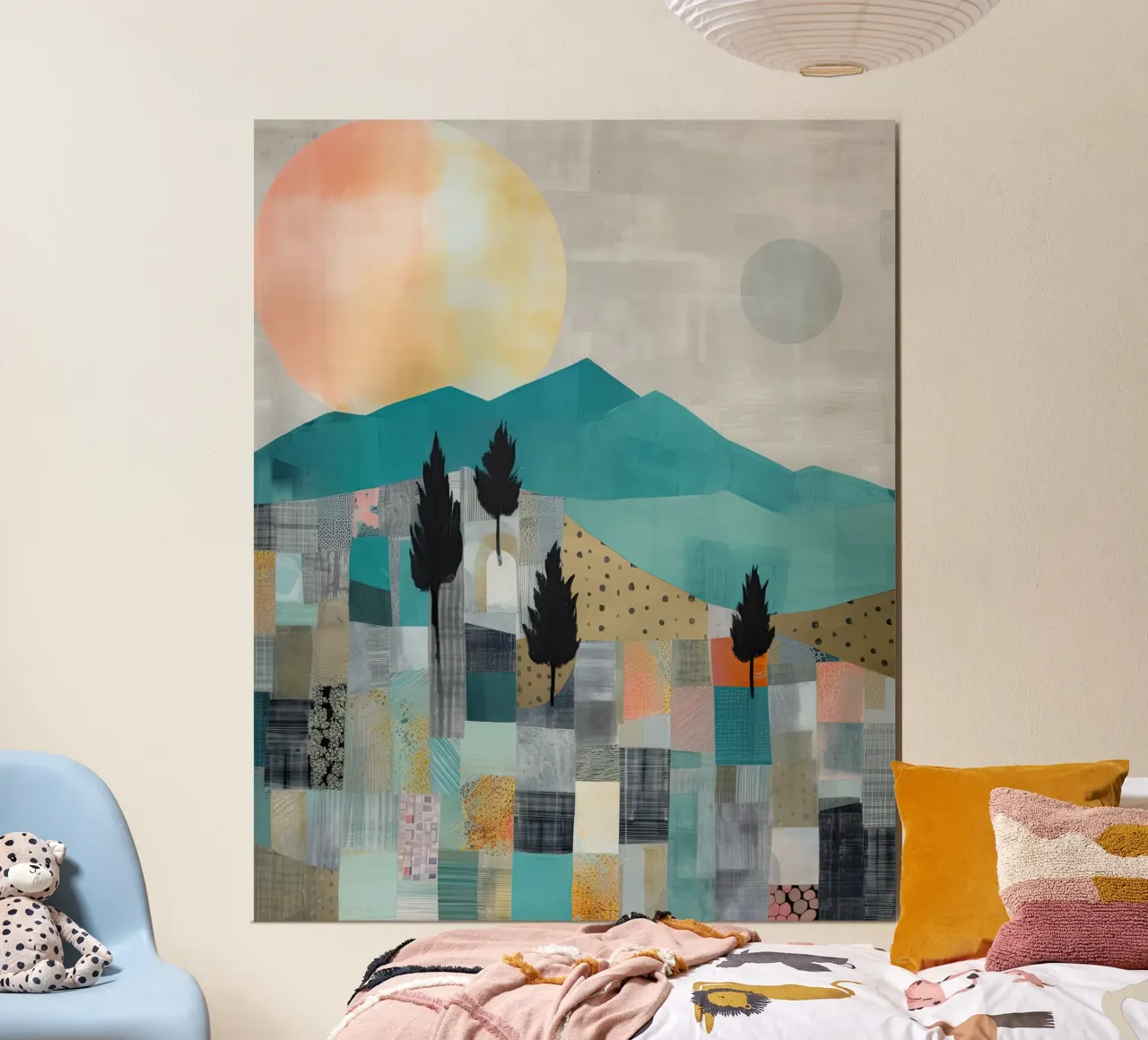Arte da parete di Imagine poster con telaio in alluminio da Imagine