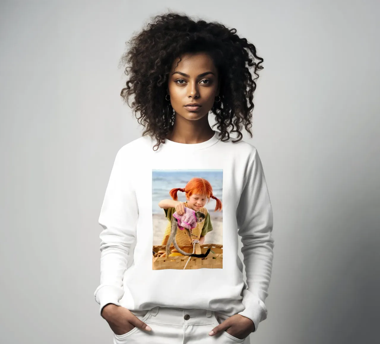 Pippi Grandes-chaussettes Funny 1 sweat de Greatest idea