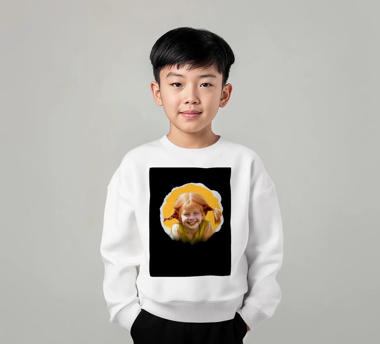 Pippi Calzelunghe Fanart CalzelungheF pippi calzelunghe ragazza f felpa bambino da Greatest idea