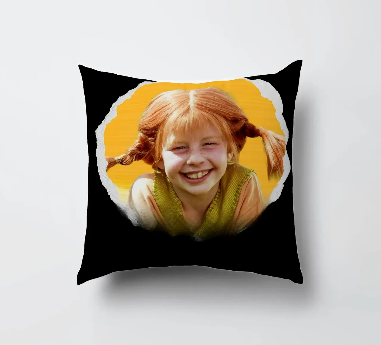 Pippi Langstrumpf Fanart LangstrumpfF pippi langstrumpf mädchen f Kissen von Greatest idea