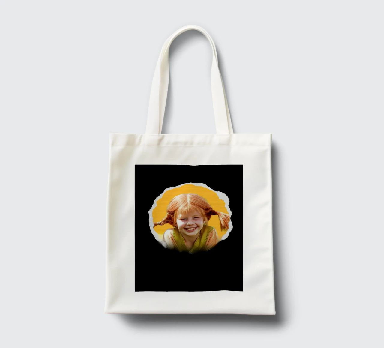 Pippi Calzelunghe Fanart CalzelungheF pippi calzelunghe ragazza f borsa in juta da Greatest idea