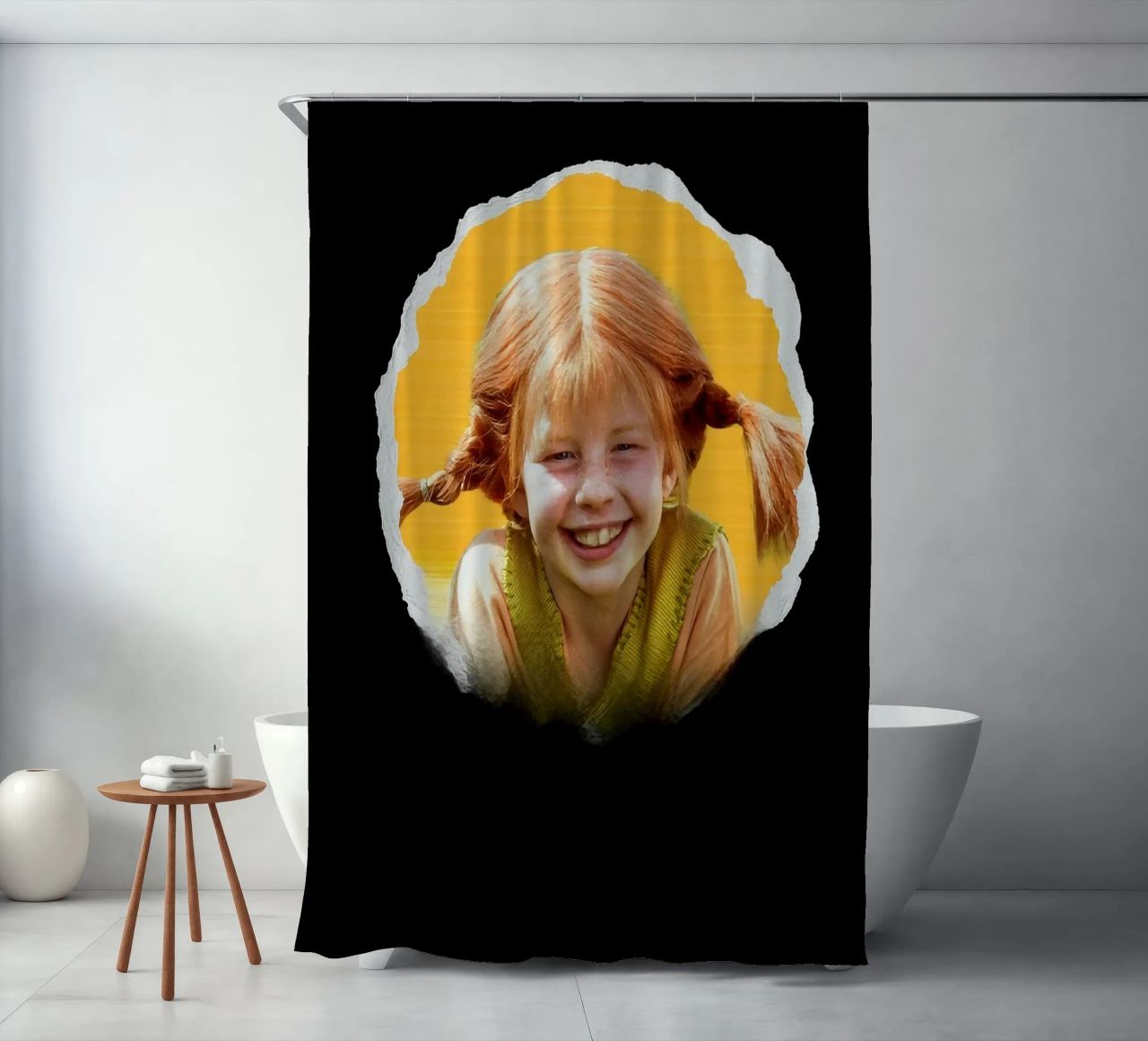 Pippi Calzelunghe Fanart CalzelungheF pippi calzelunghe ragazza f tenda da doccia da Greatest idea