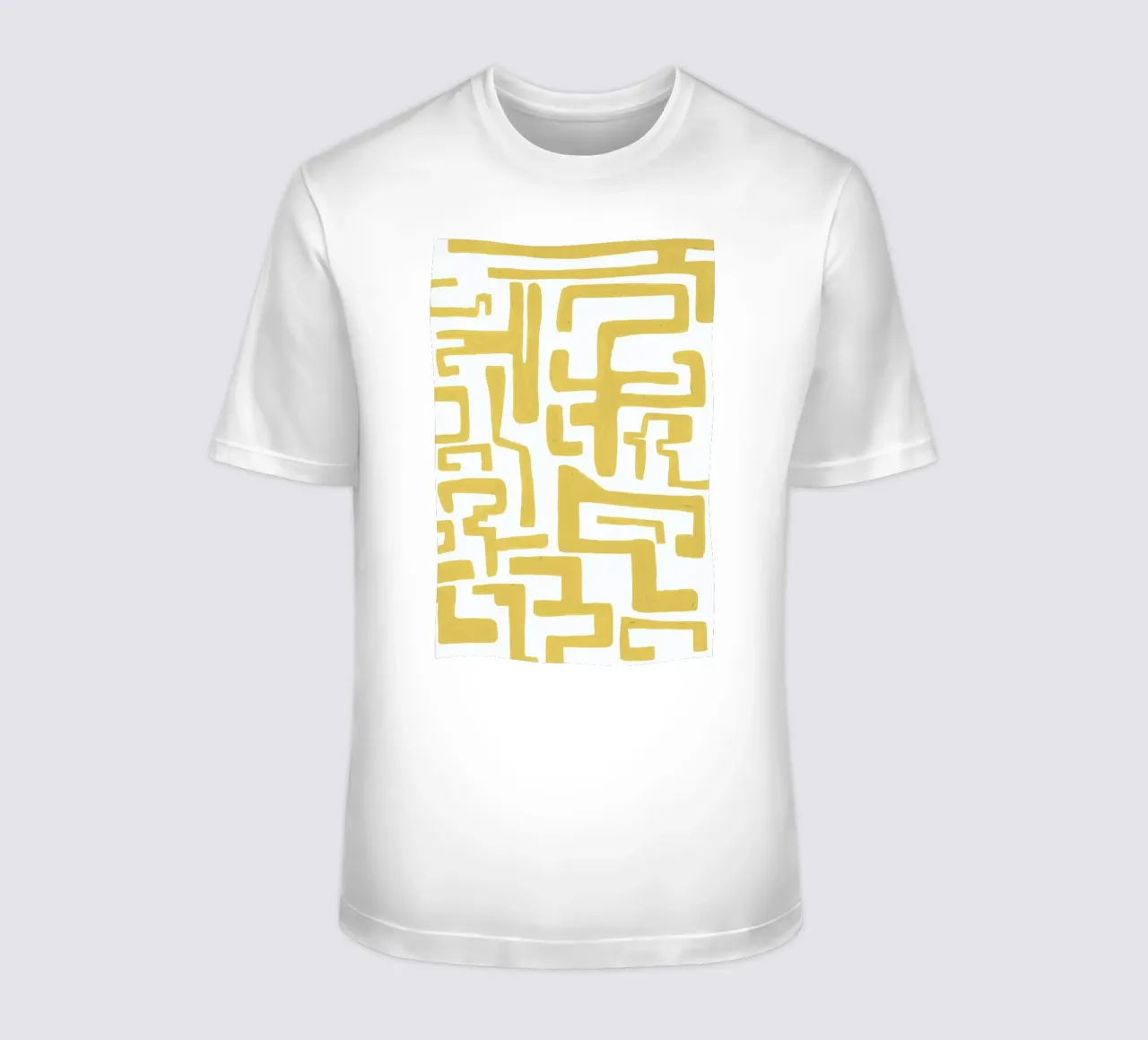 Kuba Okergeel t-shirt da Femke Zwaan