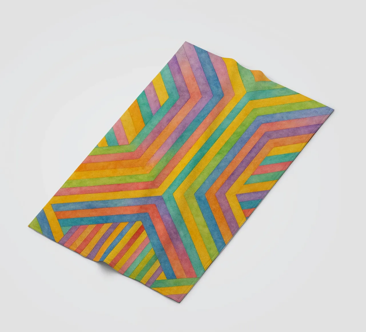 abstract geometric rectangle line art fleece blanket by arkhanz