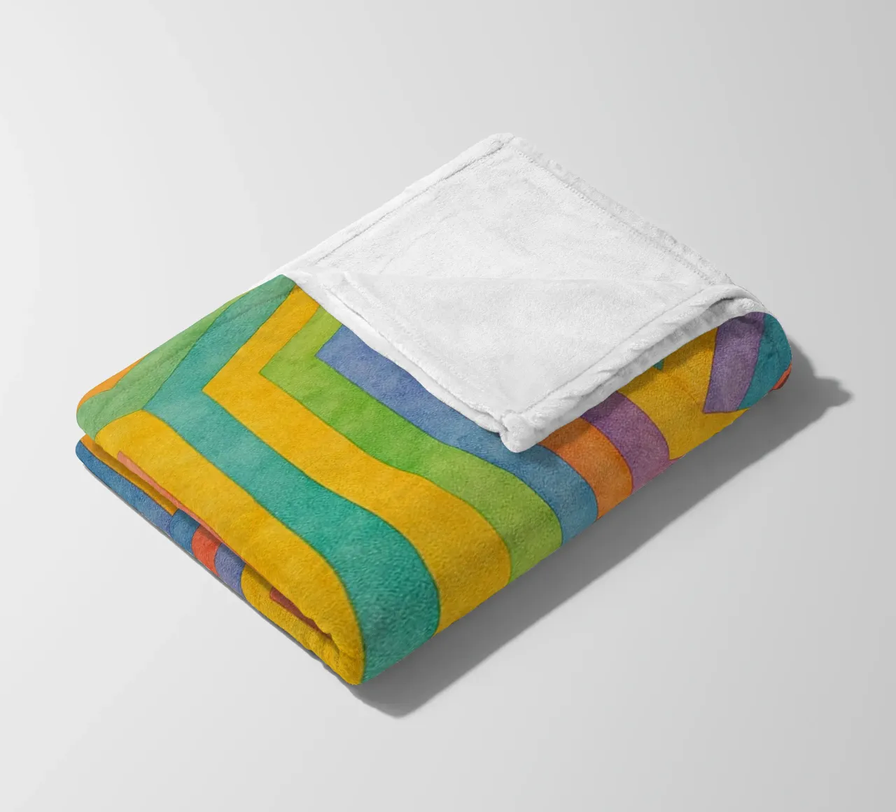 abstract geometric rectangle line art fleece blanket by arkhanz