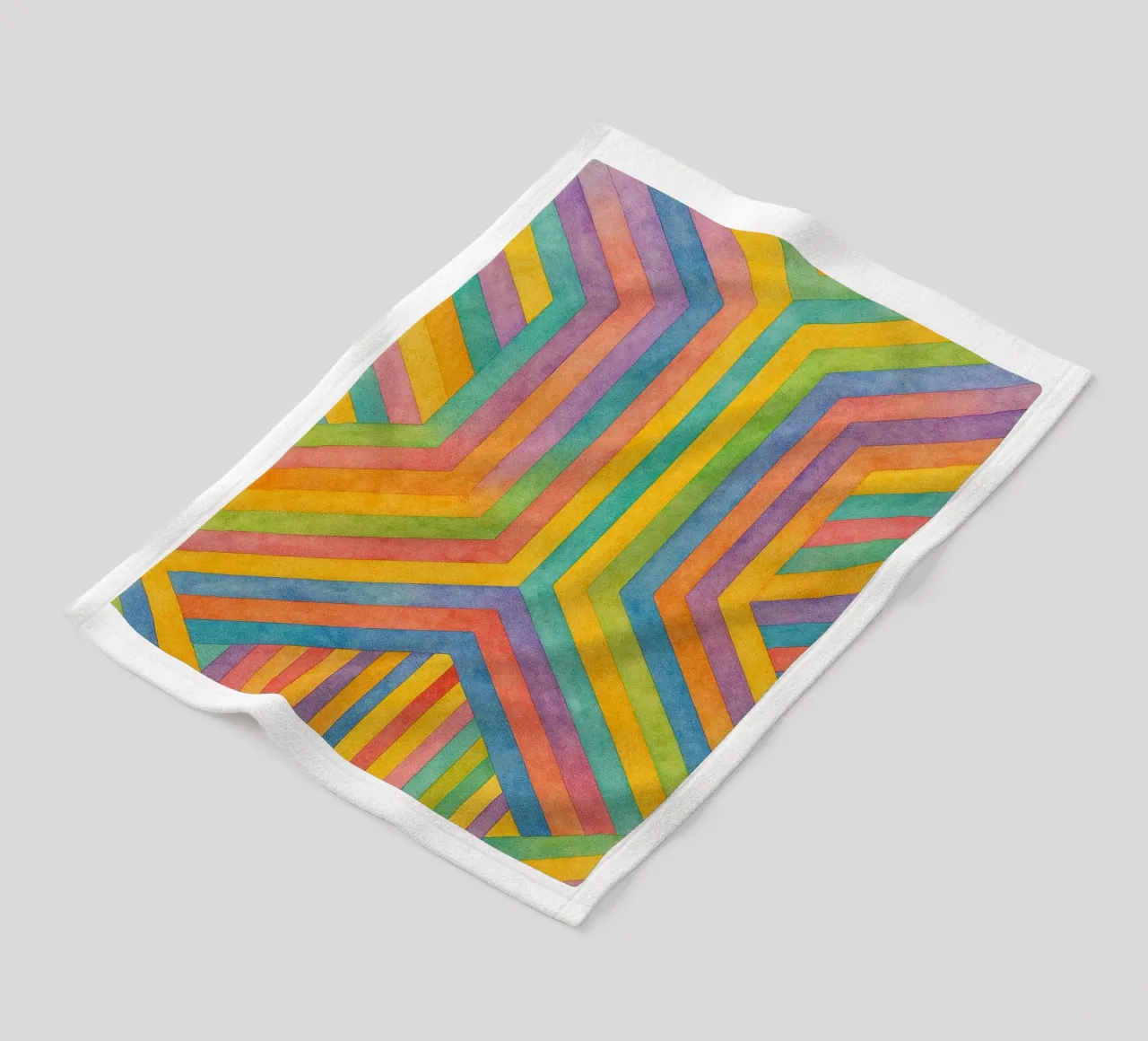 abstract geometric rectangle line art fleece blanket by arkhanz