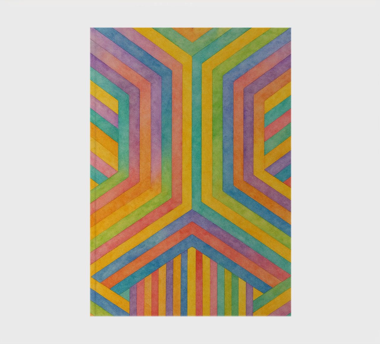 line art geometrica astratta a rettangolo diario da arkhanz