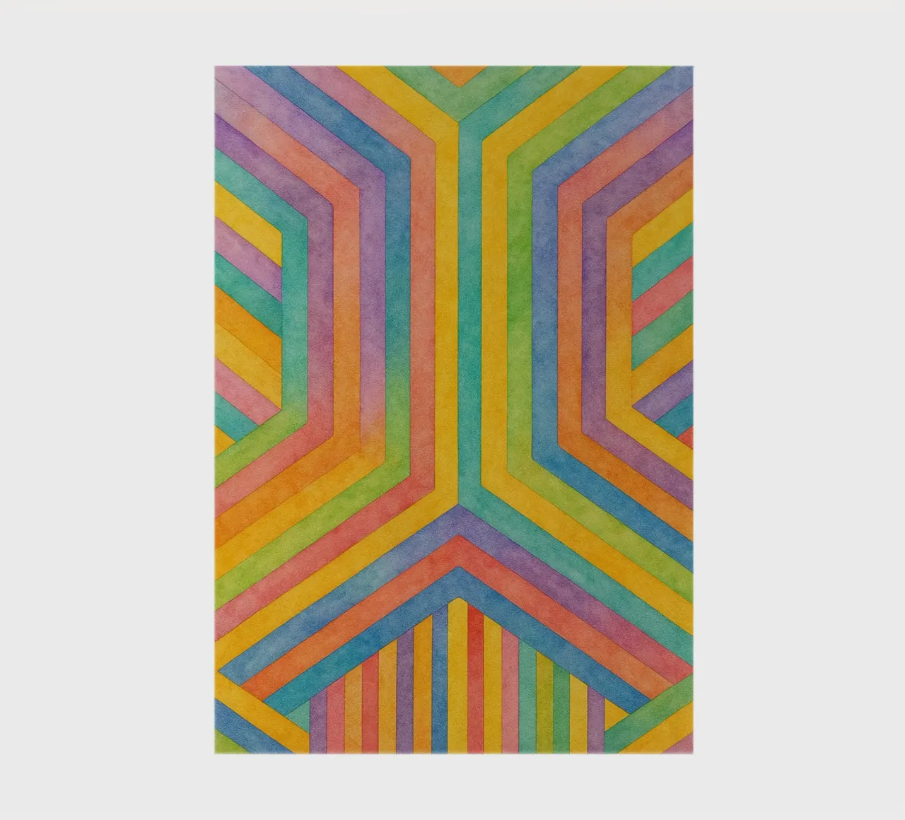 abstract geometric rectangle line art notebook by arkhanz