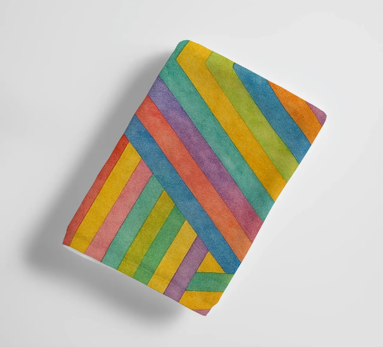abstract geometric rectangle line art towel by arkhanz