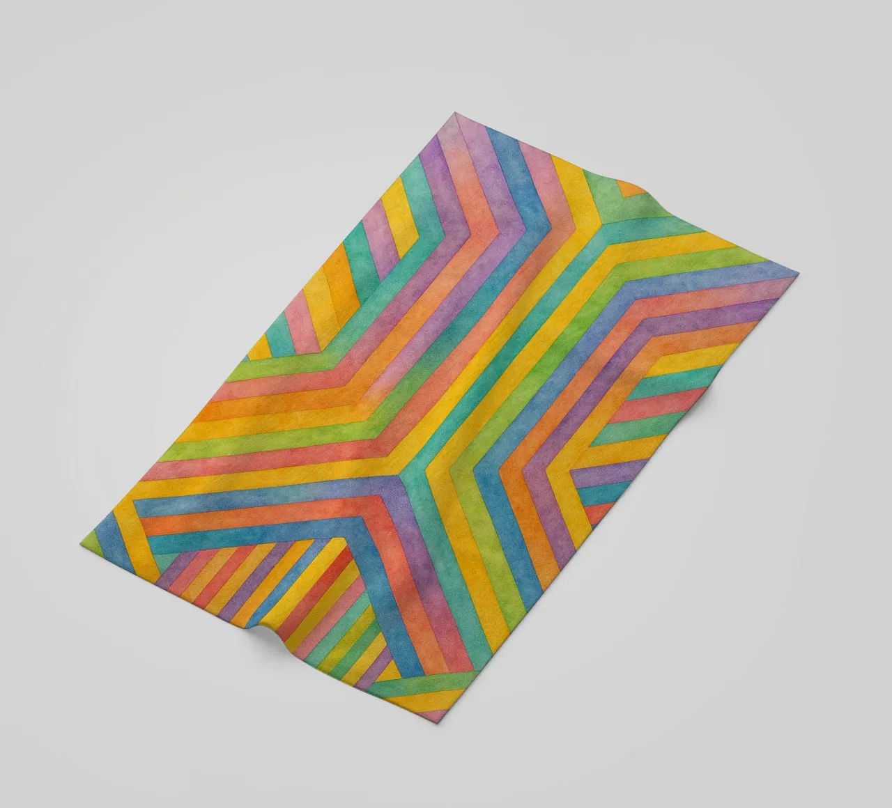 line art geometrica astratta a rettangolo telo mare da arkhanz