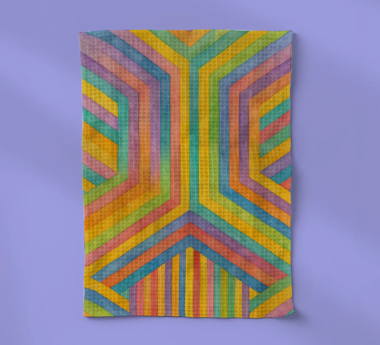 abstrait géométrique rectangle dessin au trait torchon de arkhanz