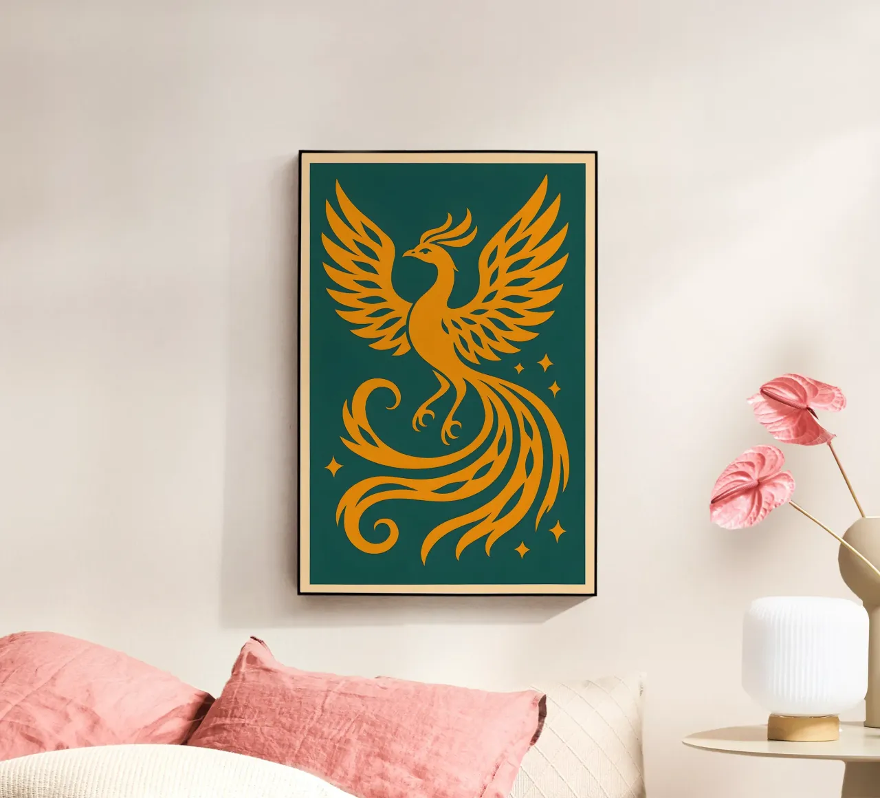 Rising Ember Phoenix plexiglass da Art.Piece