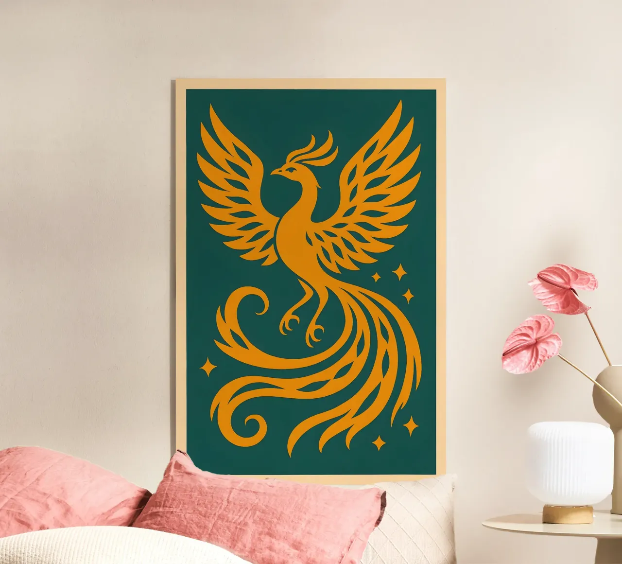 Rising Ember Phoenix plexiglass da Art.Piece