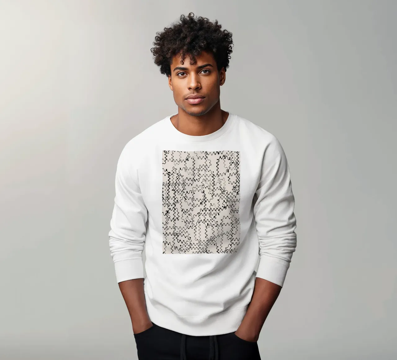 Wave Pattern felpa da treechild