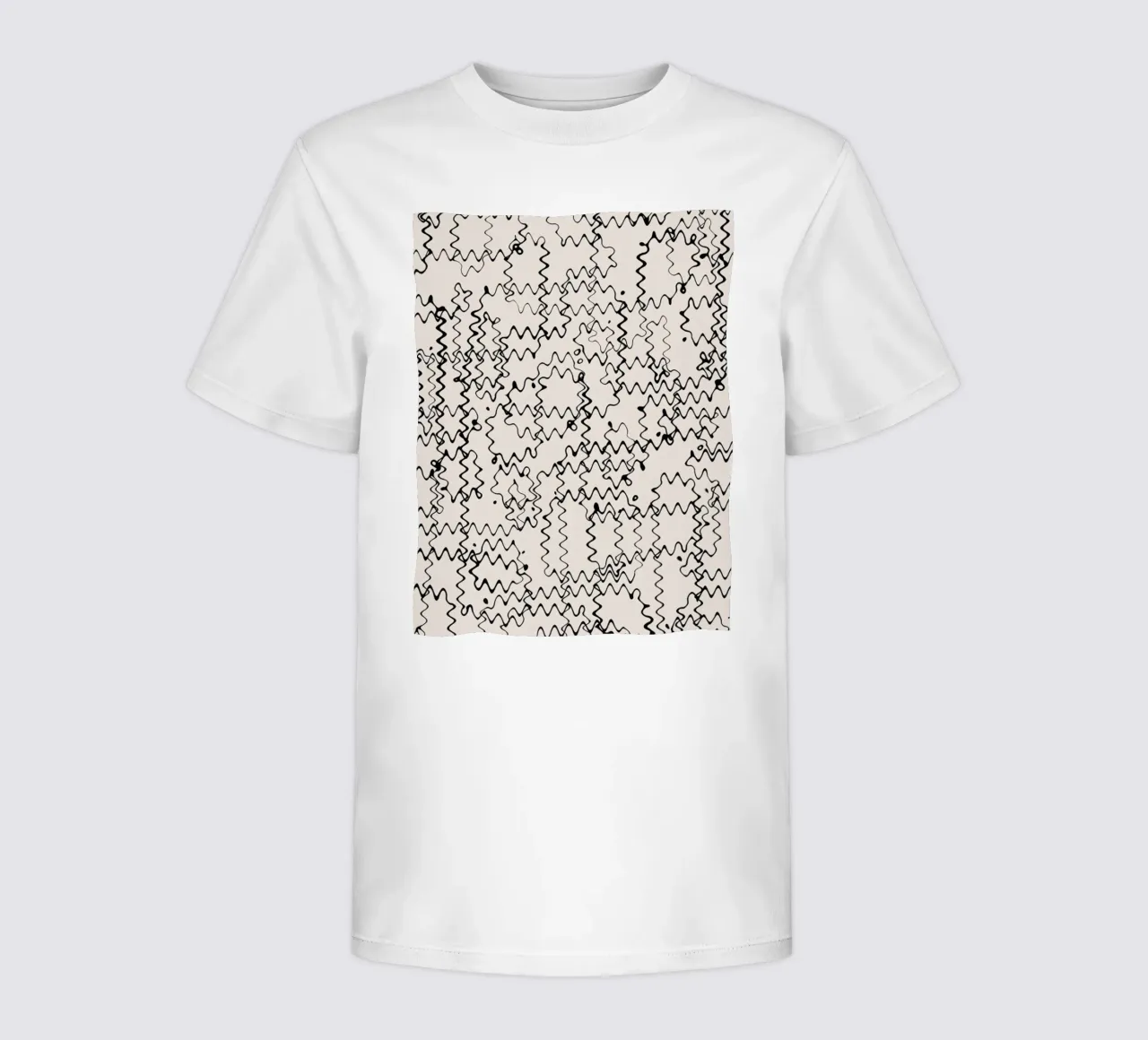 Wave Pattern t-shirt bambini da treechild