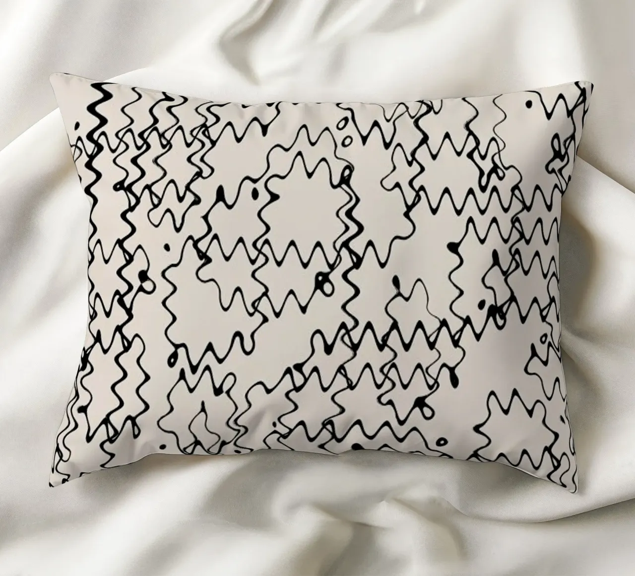 Wave Pattern Kissen von treechild