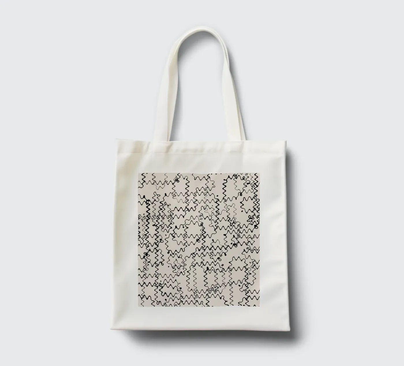 Wave Pattern Jutebeutel von treechild